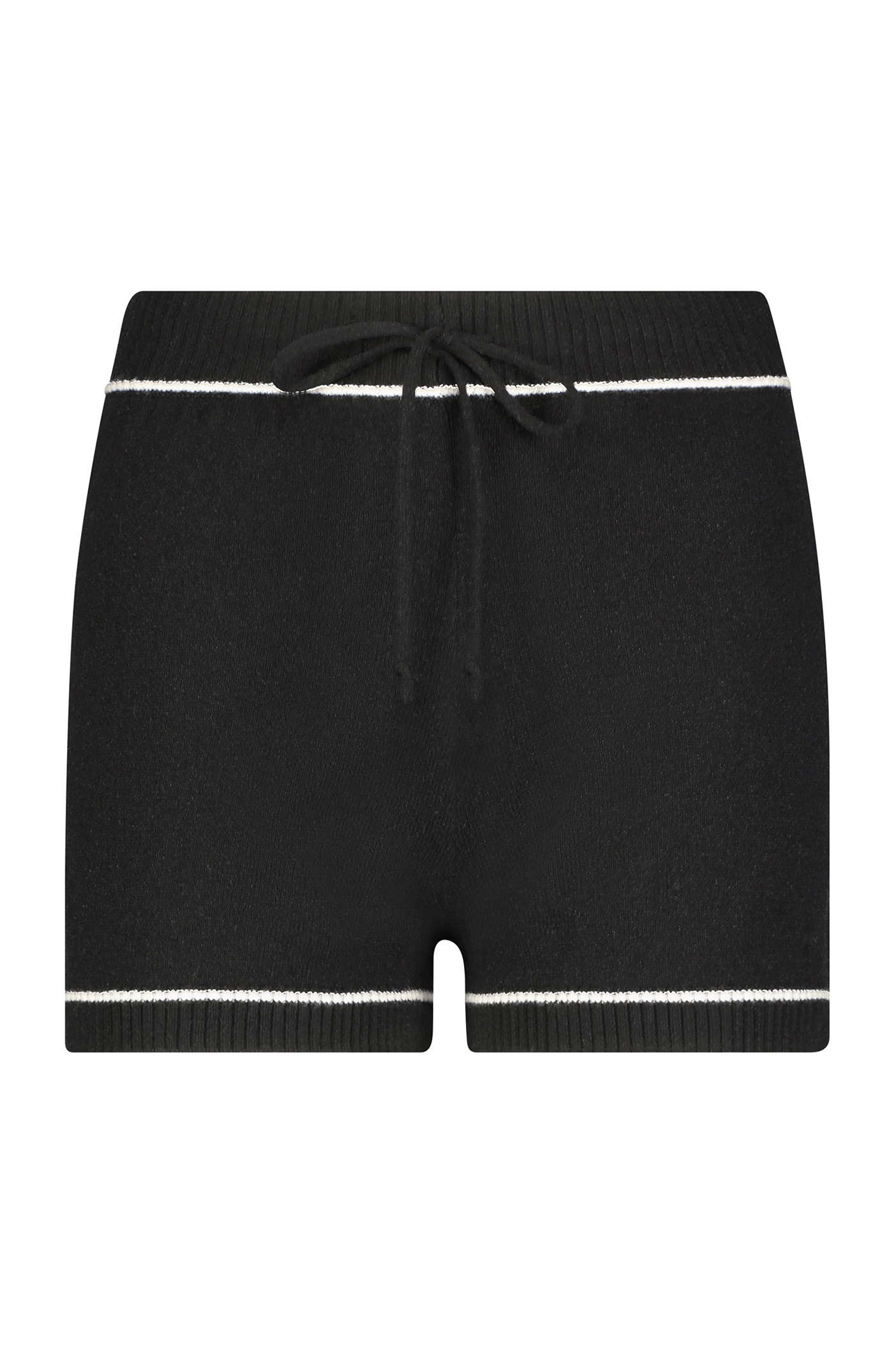 Soft Black Cashmere Lounge Short