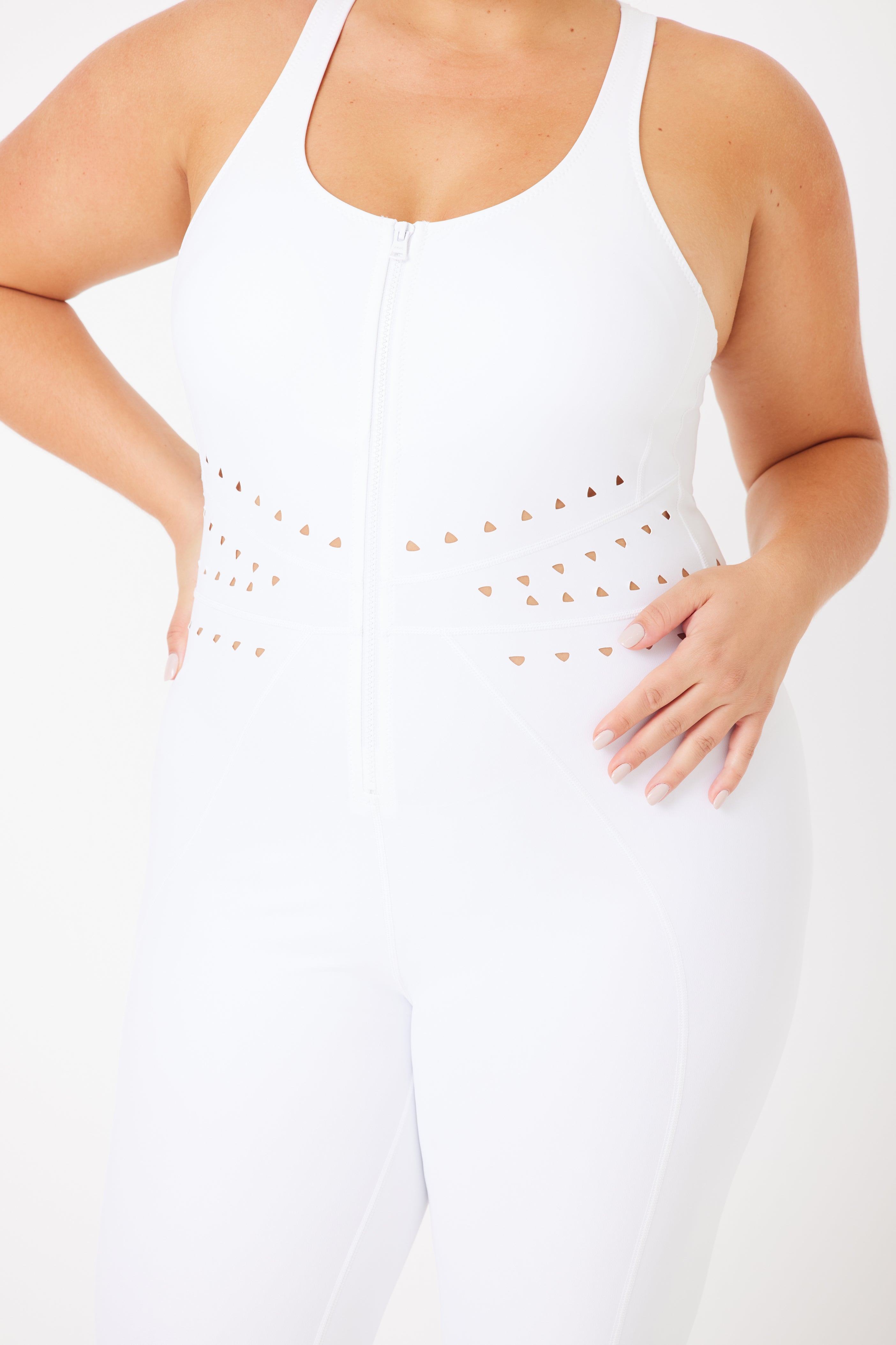 Hunter Sport Jumpsuit in White