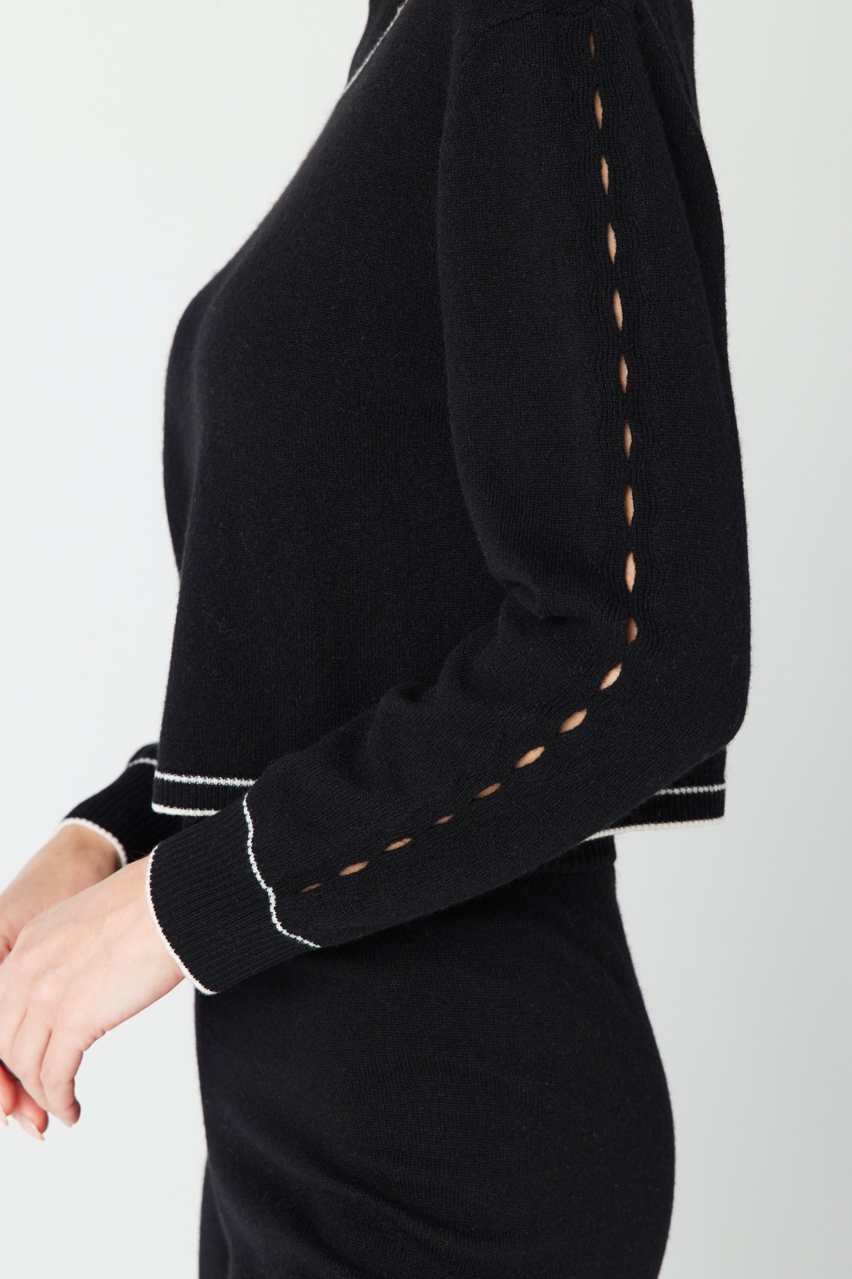 Black Cashmere Lounge Pullover